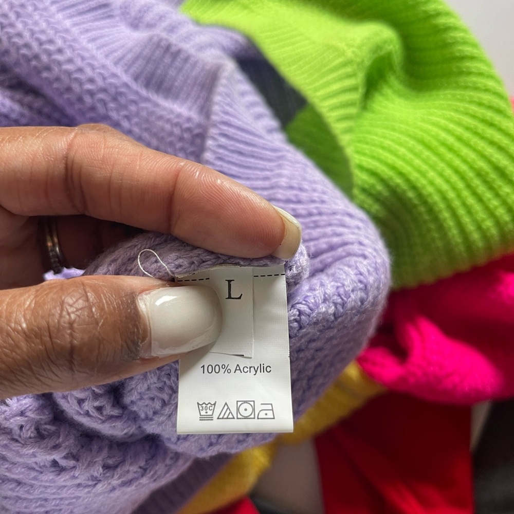 Colorful Knit Cardigan - Picture 5 of 5